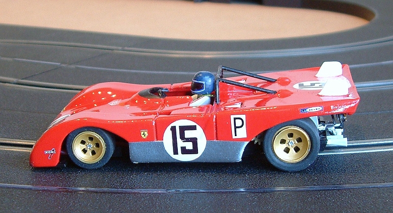 F312PB 011.JPG - Slot-it Ferrari 312PB with Carrera 1971 312PB body